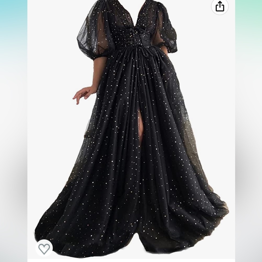 Star dress from Amazon with side slit
